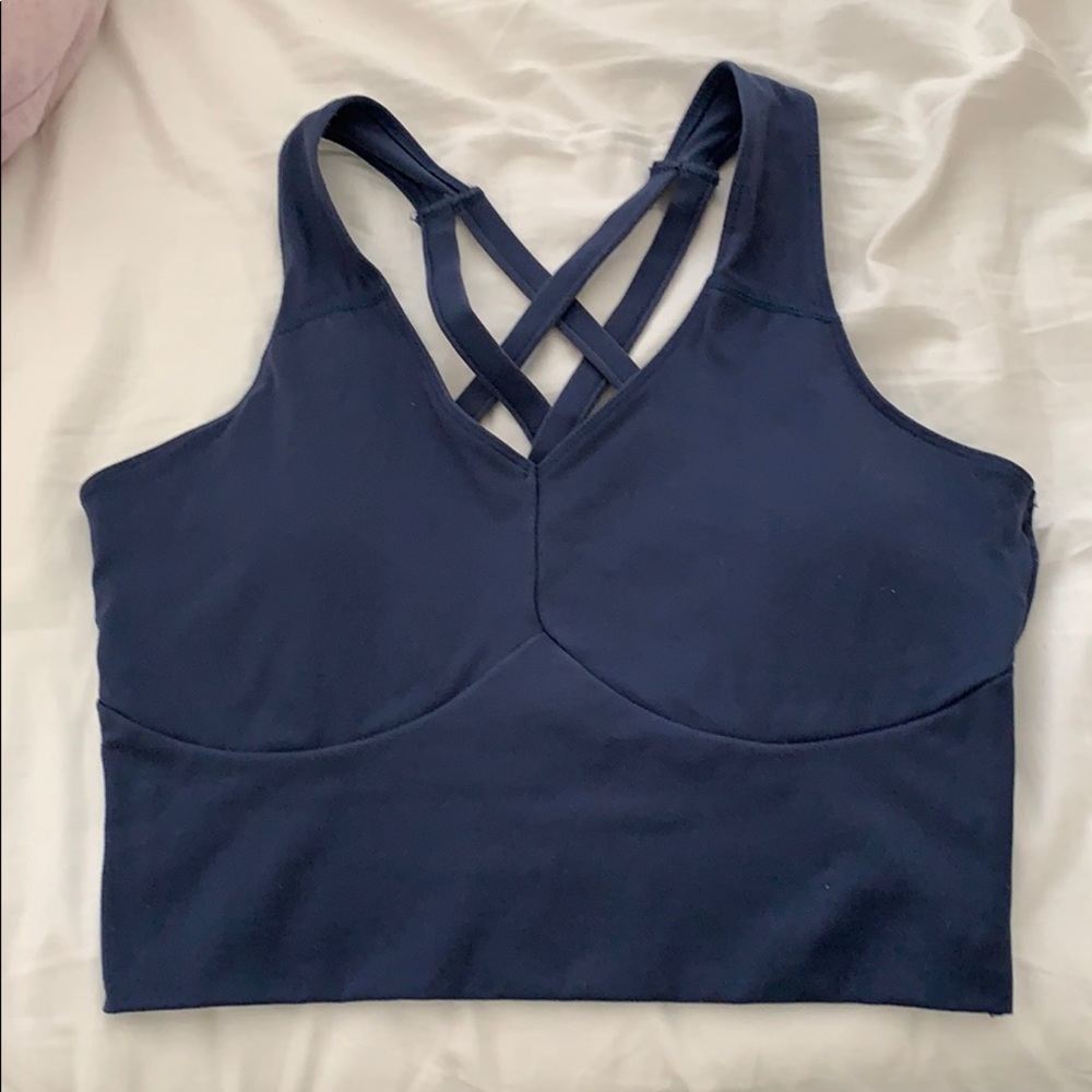 Outlander collection long line bra color rain